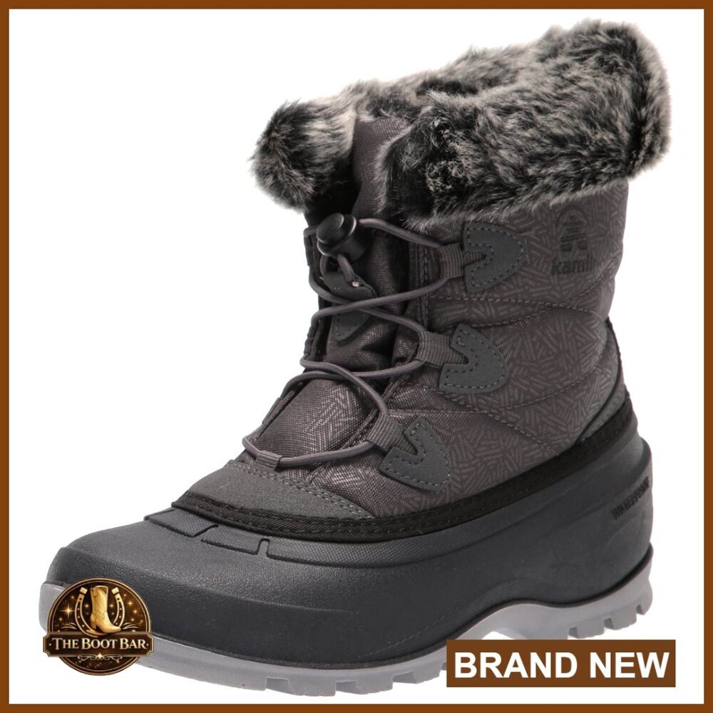Insulated Thermal Snow Boots Waterproof Winter Ankle Boots Faux Fur Lining